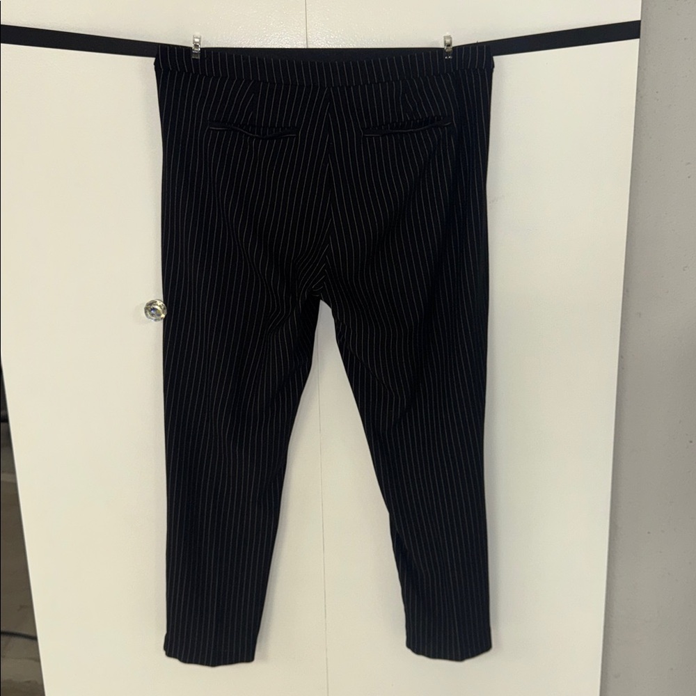 Liverpool Black and White Striped Pants - Picture 2 of 8